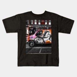 Truck Graffiti Street Art City Manhattan New York City Kids T-Shirt